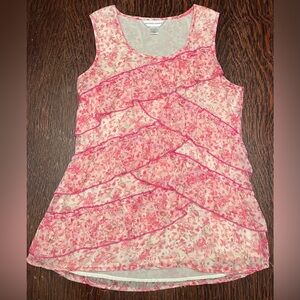 Christopher & Banks Pink Floral Tank Top